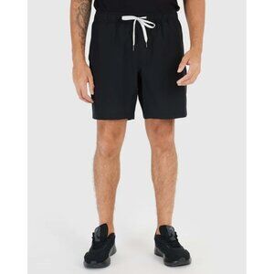 TRUE CLASSIC Black Active Quick Dry Shorts with Liner - Size Medium‎